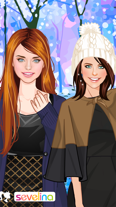 Autumn fashion dress up game Screenshot