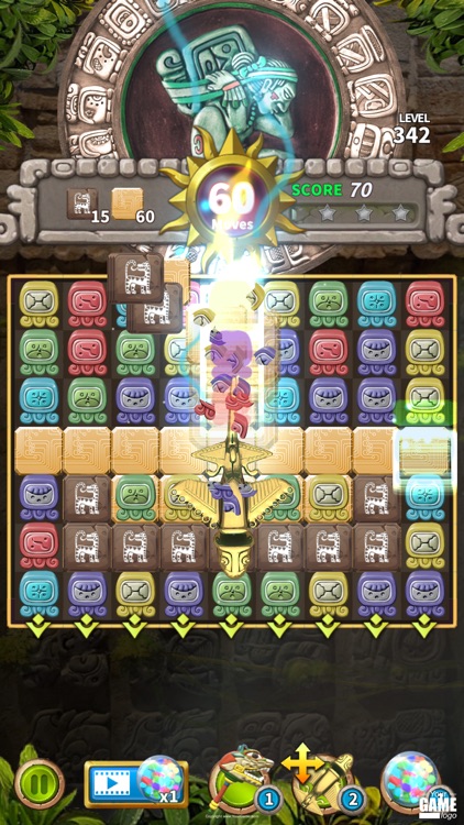 Glyph of Maya Match 3 Puzzle screenshot-5