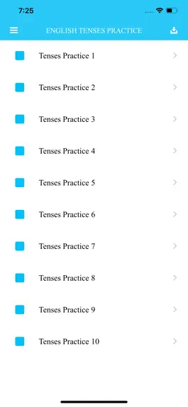 Game screenshot English Tenses Practice mod apk