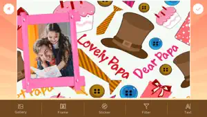 Father’s Day Photo Frame HD screenshot #3 for iPhone