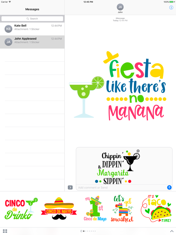 Screenshot #5 pour Cinco de Mayo - NEW Stickers