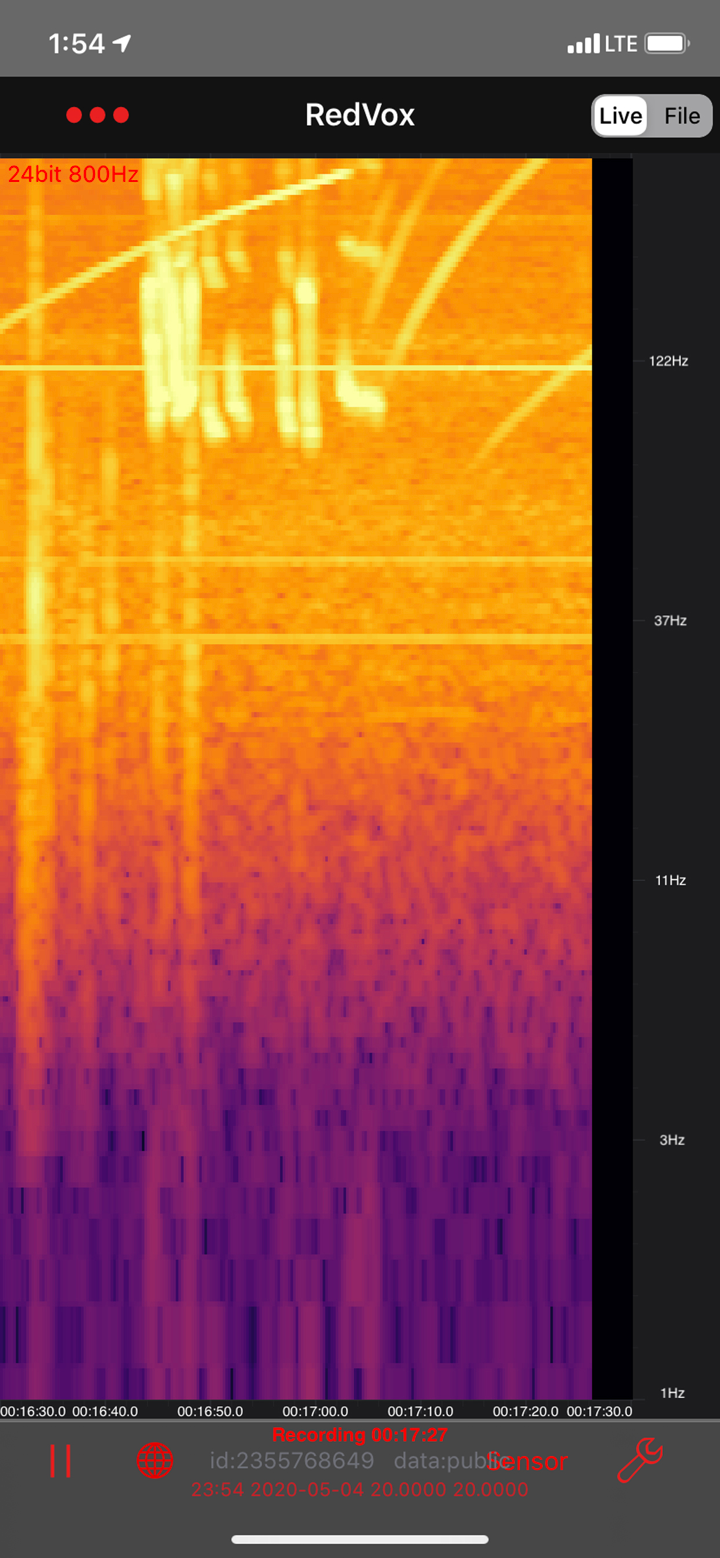 Infrasound Recorder screenshot 4