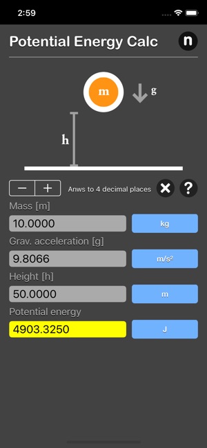 Potential Energy Calculator(圖1)-速報App