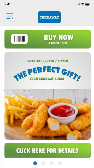 TAKEAWAY Digital Gift Screenshot