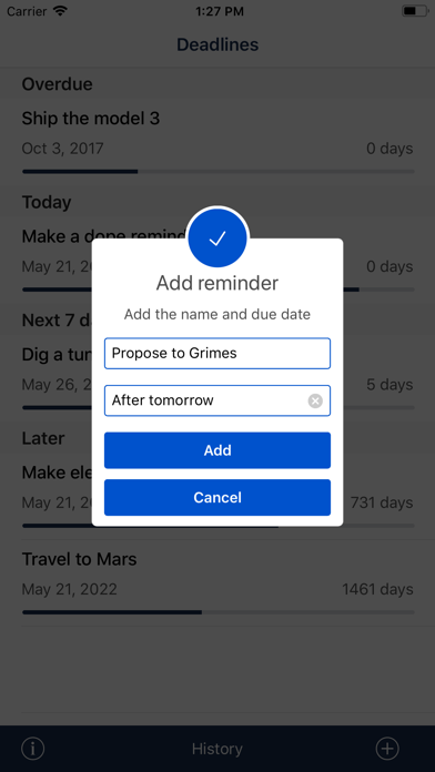 Deadlines screenshot 4