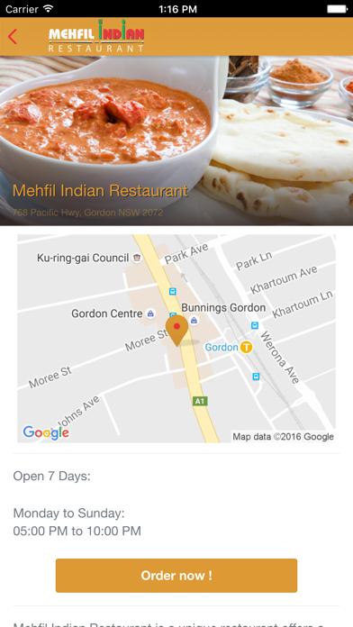 Screenshot #2 pour Mehfil Indian Restaurant
