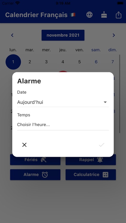 Calendrier Français screenshot-8