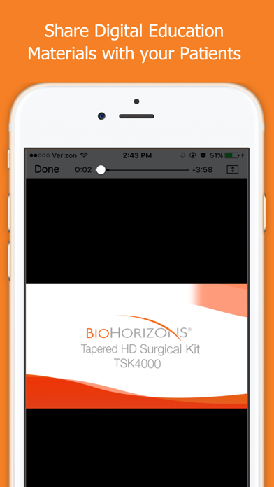 BioHorizons Mobile App Screenshot
