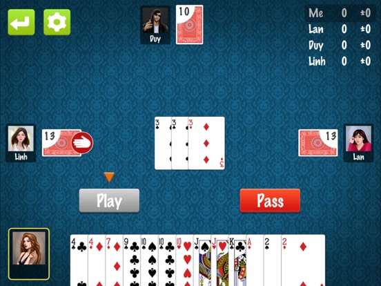 Screenshot #4 pour Tien Len Mien Nam Senspark