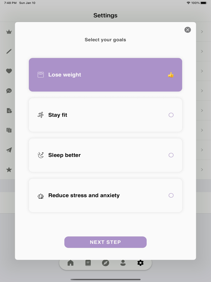 Walking Tracker Step Counter