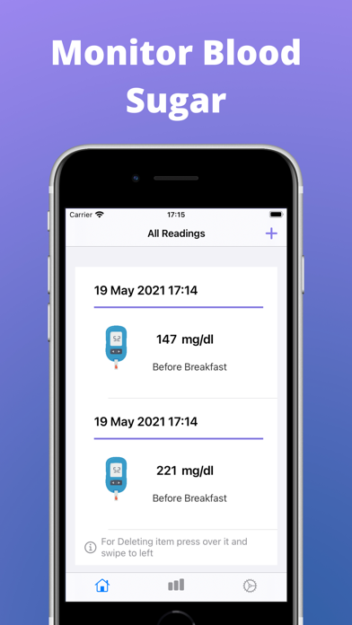 Blood Sugar Tracking, Diabetes Screenshot 1 - AppWisp.com