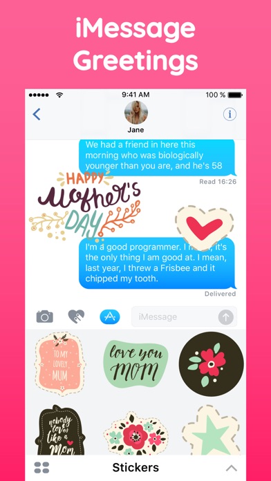 Mother's Day Love Stickers App screenshot 2