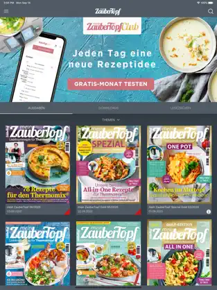Screenshot 1 ZauberTopf Magazine iphone