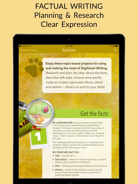 DigiSmart Writing: Animals