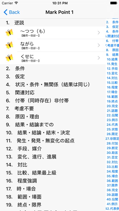 新しい日本語検定試験N2文法のまとめ screenshot1