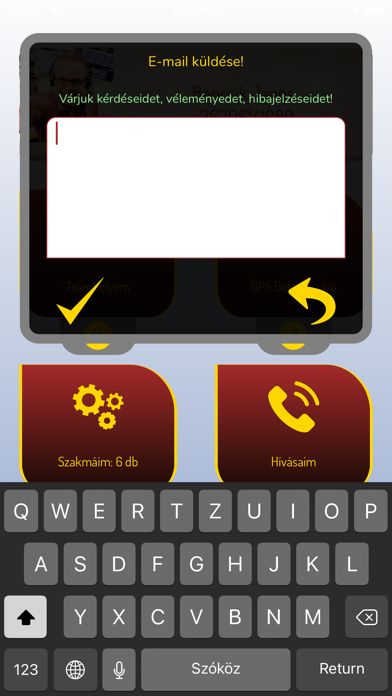 Szakiszerviz Screenshot