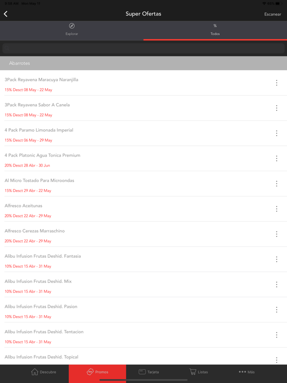 Supermaxi iPad screenshot 5 - Lifestyle app