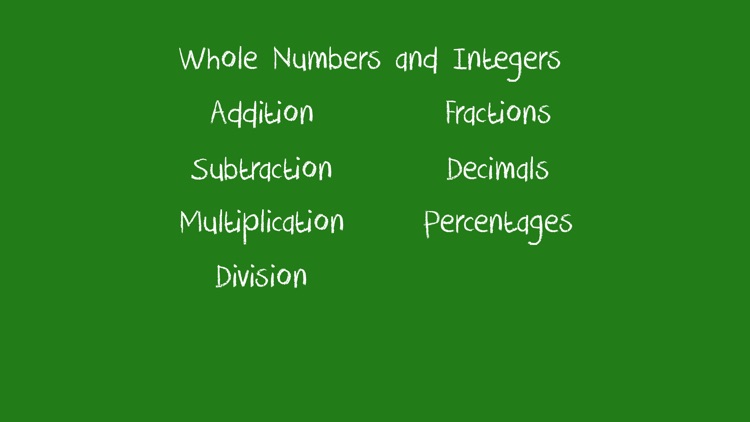 Basic Math Rules