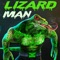 A scary Lizardman has destroyed the city