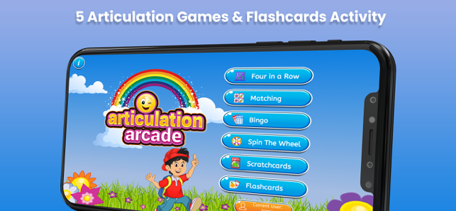 Snímek obrazovky Articulation Arcade
