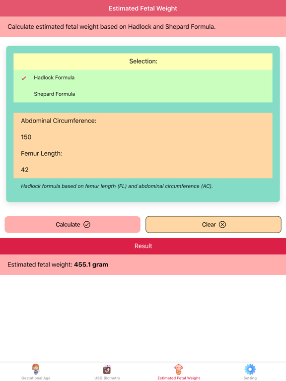 Screenshot #6 pour Pregnancy Calculators Pro