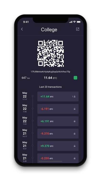 Ocular - BTC Address Watcher