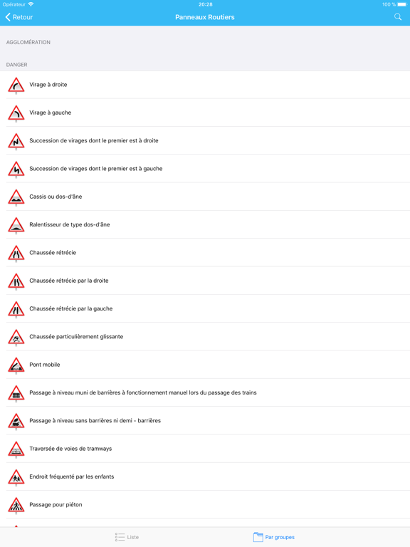 Signalisation Routière – Quiz iPad screenshot 5 - Education app
