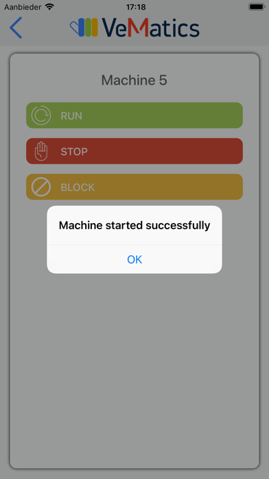 VeMatics CP500 Maintenance Screenshot