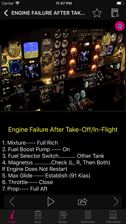 Beech Baron Flight Checklist screenshot-3
