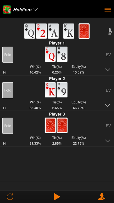 Screenshot #2 pour Enterra Poker Calculator