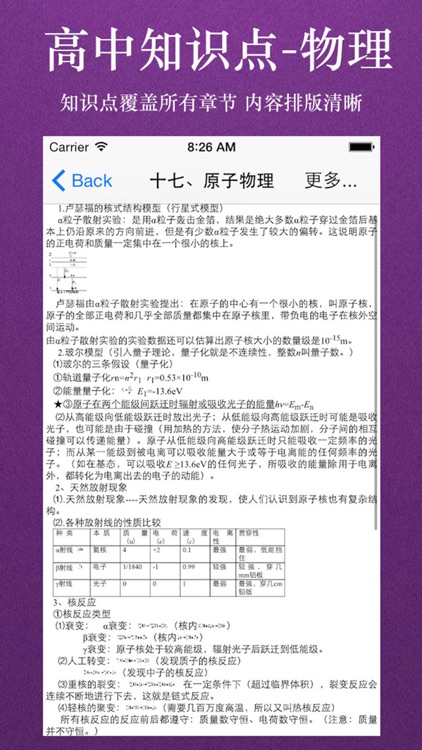 高中知识点总结大全-物理 screenshot-3