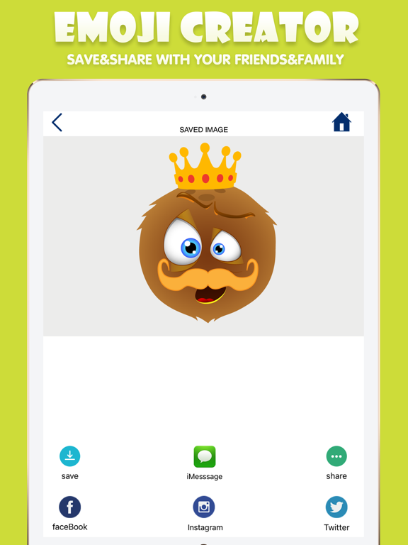 Emoji Creator: Emoticons Maker iPad screenshot