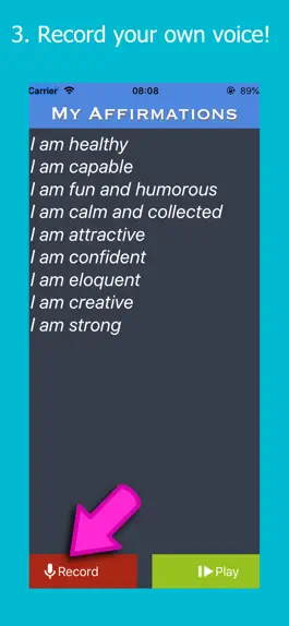 Game screenshot Affirmations Repeater hack