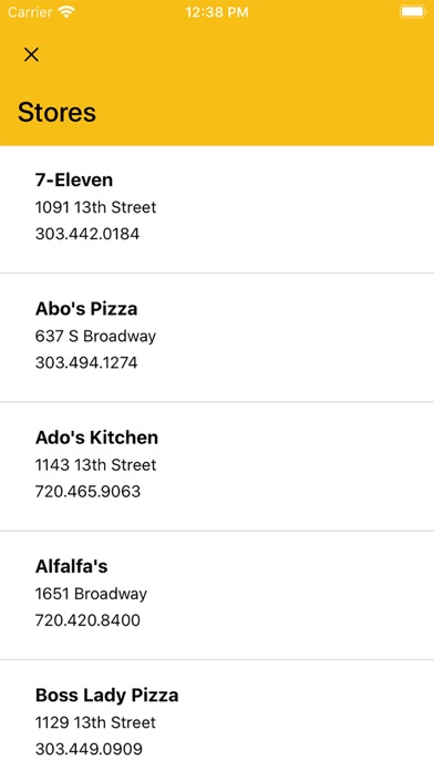 Flatiron Meal Plan Payment Screenshot