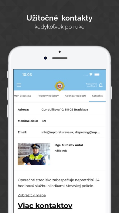 Mestská polícia BA Screenshot