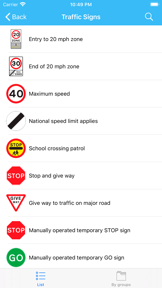 UK Road Signs: Test and Theory screenshot