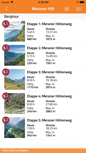 Höhenwege(圖2)-速報App