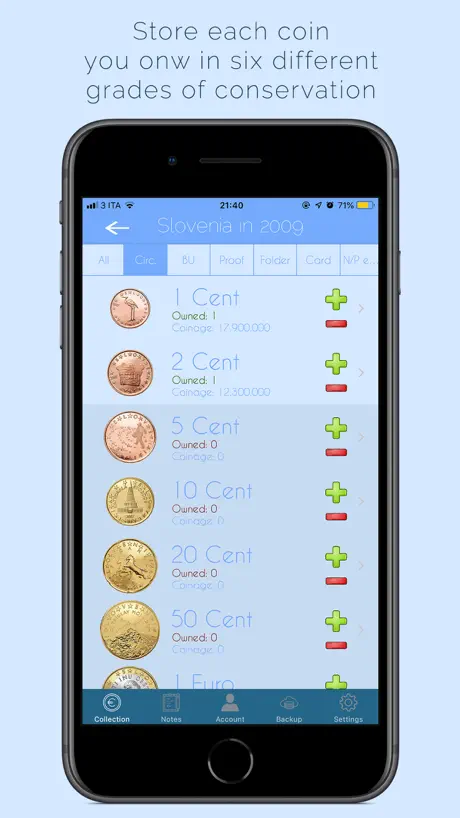 Euro Coins Album Lite