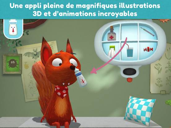 Petit renard vétérinaire 3D Petit renard vétérinaire 3D
