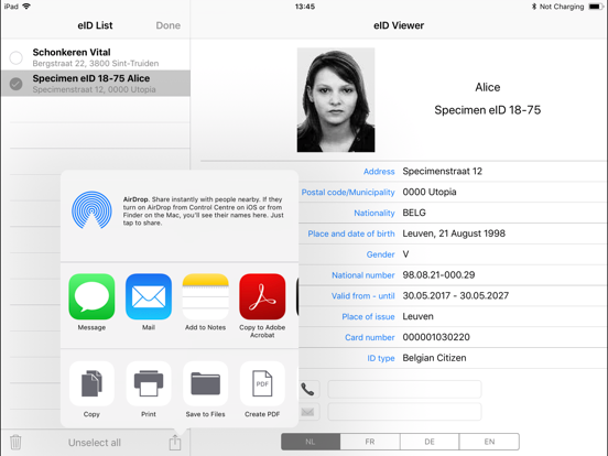 Screenshot #6 pour eID-Viewer Pro