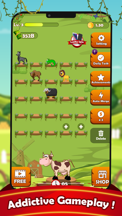 Screenshot #2 pour Build an Animal Town-Merge Pet