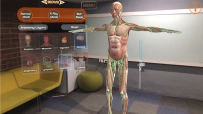 Screenshot #2 pour Human Anatomy 4D-Mixed Reality