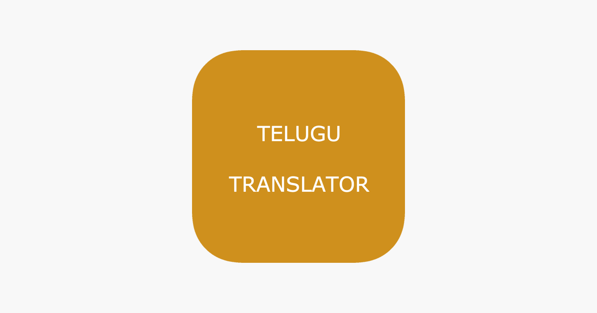 English to Telugu Translator on the App Store
