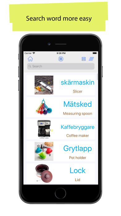 Swedish 90000 Words & Pictures Screenshot