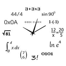 Ícone do app Analog Geek Clock