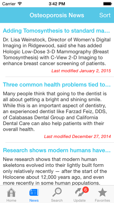 Screenshot #2 pour Osteoporosis by AZoMedical