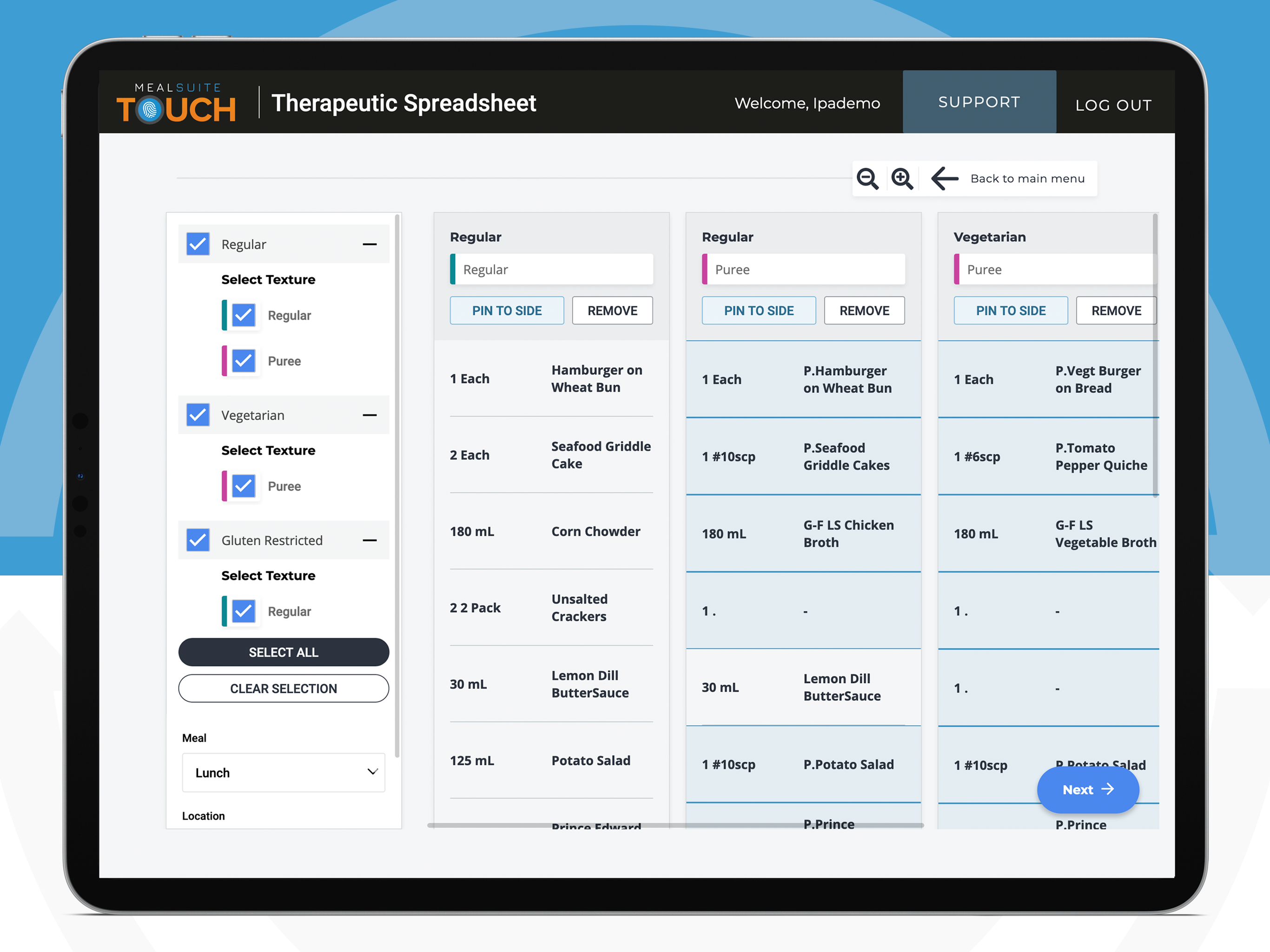 MealSuite Touch