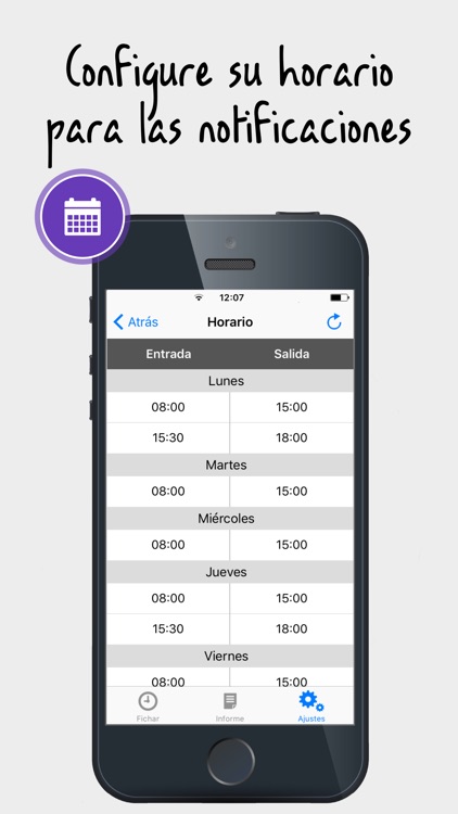 Reloj Laboral, control horario screenshot-3