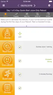 reboot with joe juice diet app iphone screenshot 1