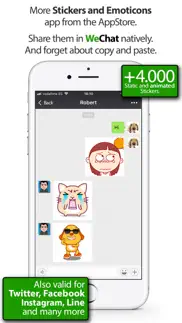 stickers for wechat iphone screenshot 1